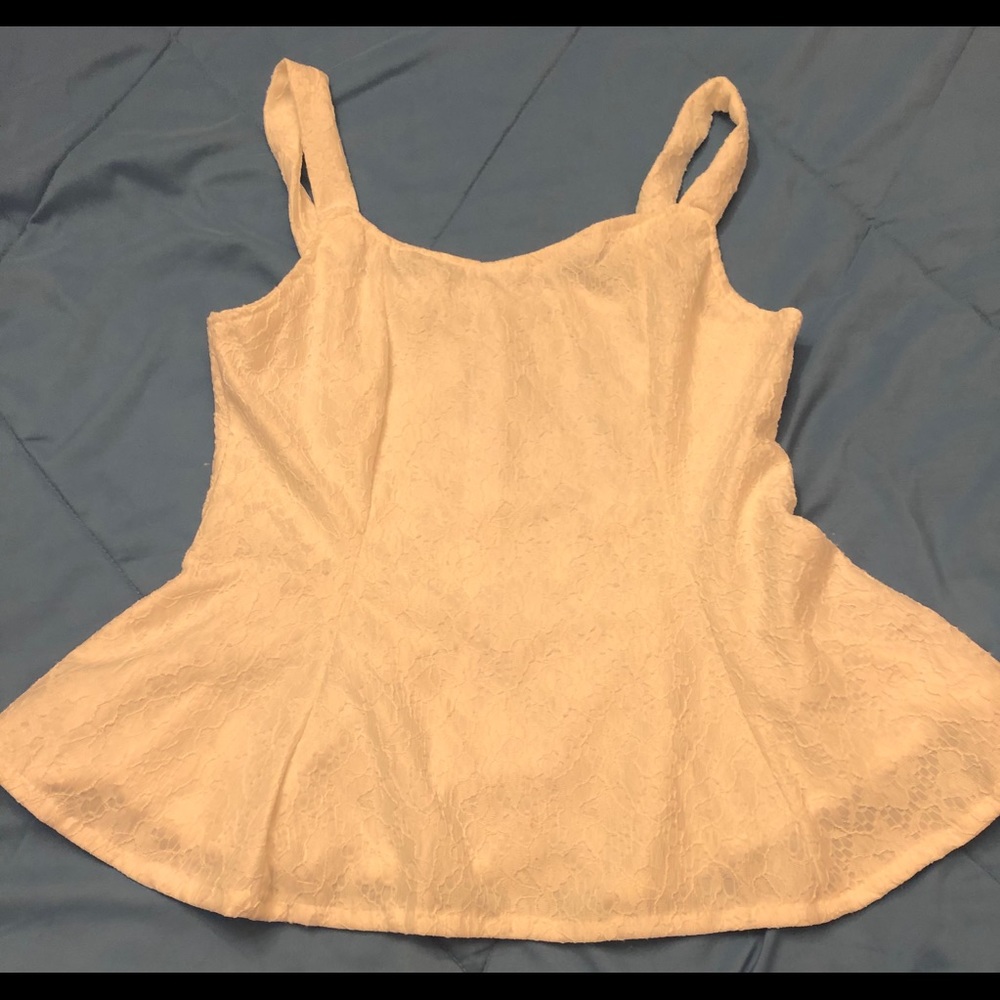 White summer top